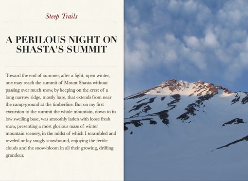Nature Stress Relief - Steep Trails by John Muir - Chapter Preview