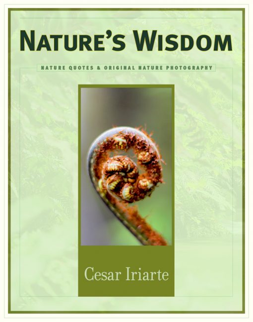 Nature Stress Relief - Nature's Wisdom by Cesar Iriarte - Book Cover
